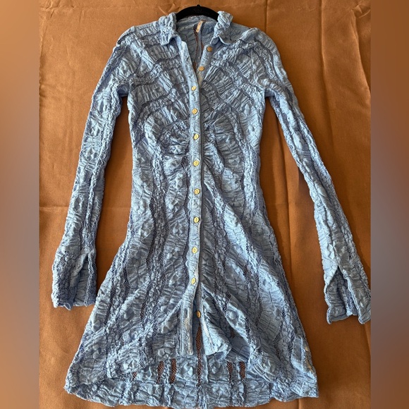 Free People Shayla Lace Mini Dress - Picture 15 of 16